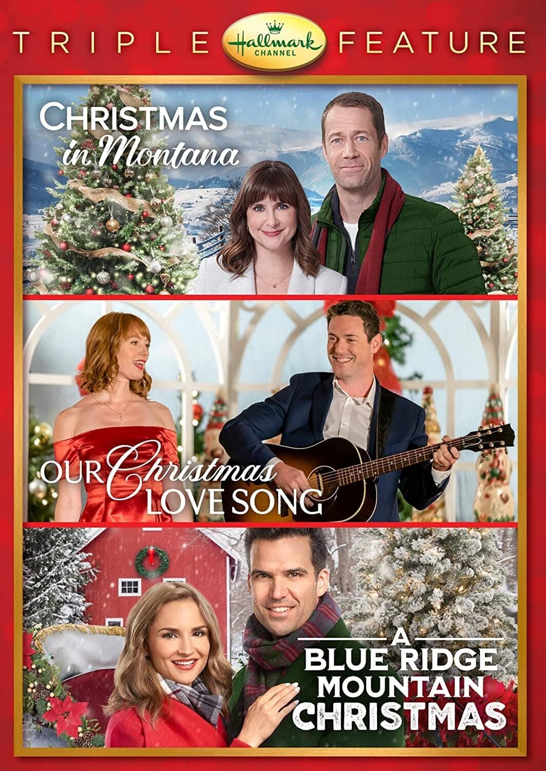 Christmas in Montana / Our Christmas Love Song / A Blue Ridge Mountain Christmas (Hallmark Channel Triple- DVD