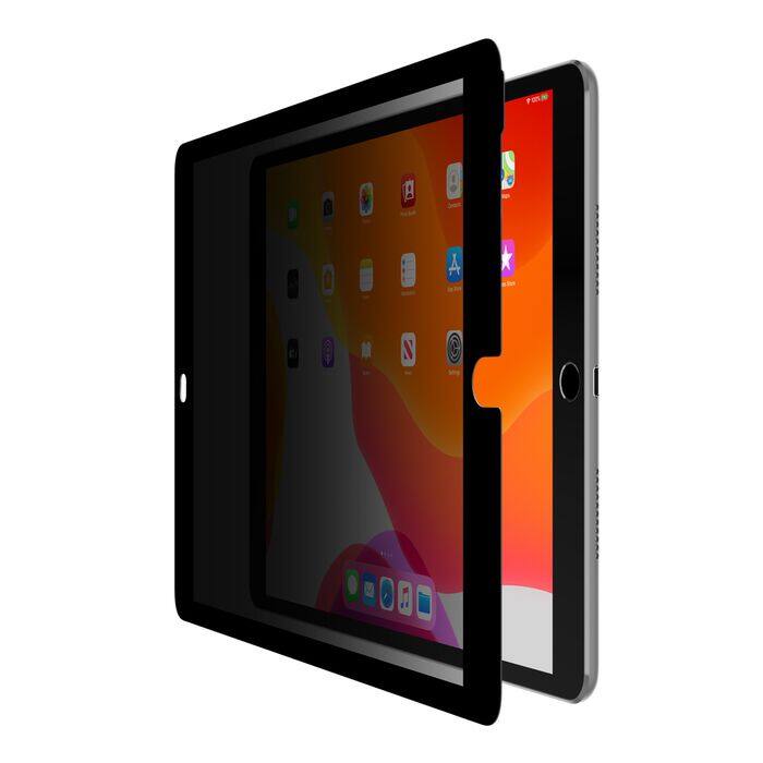 Angle. Belkin - ScreenForce True Privacy Screen Protector for iPad 7th Gen - Clear.