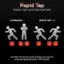 Rapid Tap: Faster input and improved aim. Prioritize the last key press between two keys for enhanced responsiveness in FPS Games.