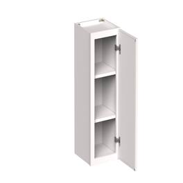 Boyel Living - 12-in W x 30-in H x 12-in D Slim Shaker RTA Kitchen Wall Cabinet with Soft-Close - Snow White