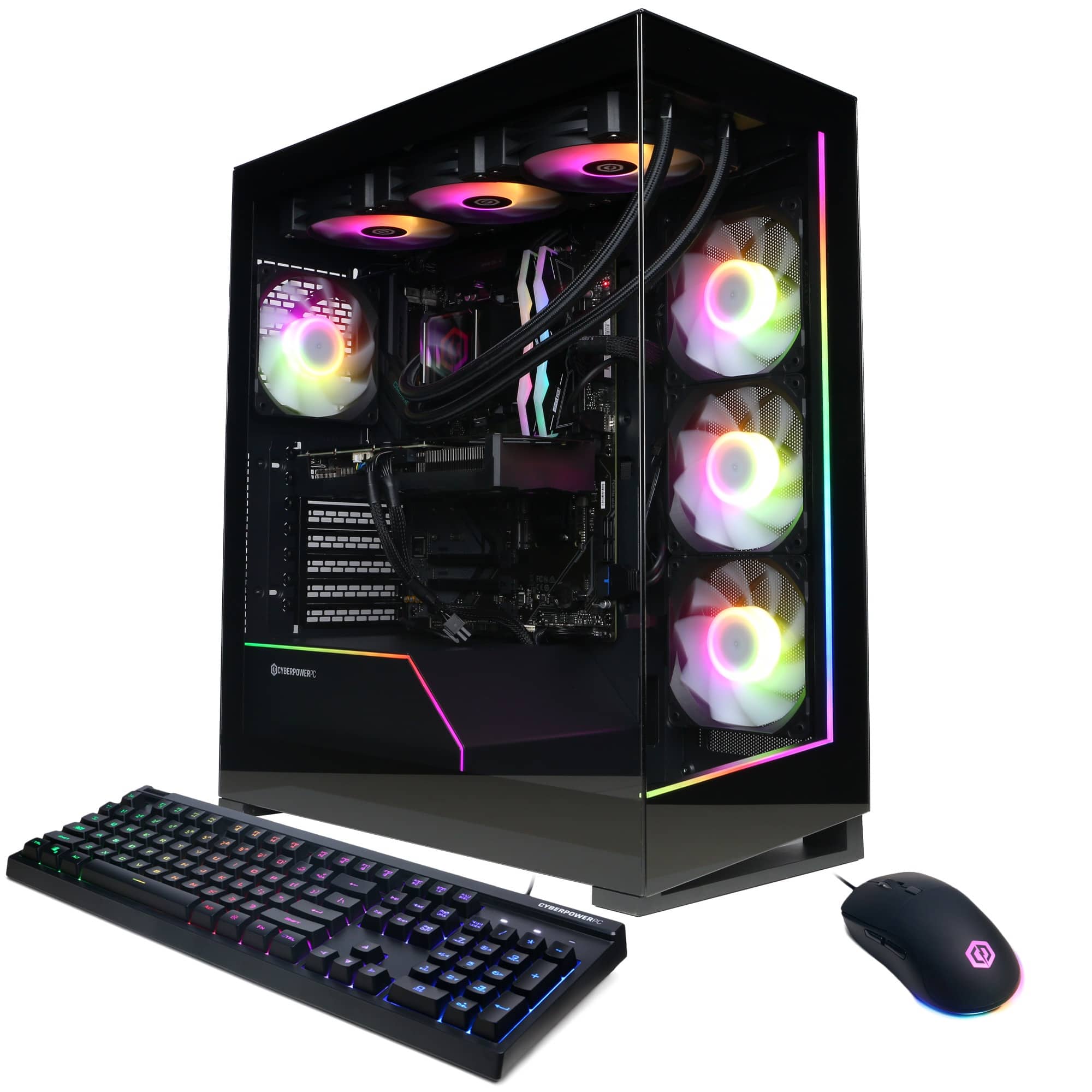 ゲーミングPC/7800X3D RX9070XT 32GB 新品NVMe 1TB CyberPowerPC Gaming Desktop AMD Ryzen 7 7800X3D AMD Radeon