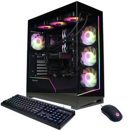 CyberPowerPC - Gaming Desktop - AMD Ryzen 7 7800X3D - AMD Radeon RX 9070 XT 16GB - 32GB DDR5 - 1TB PCIe 4.0 SSD - Black