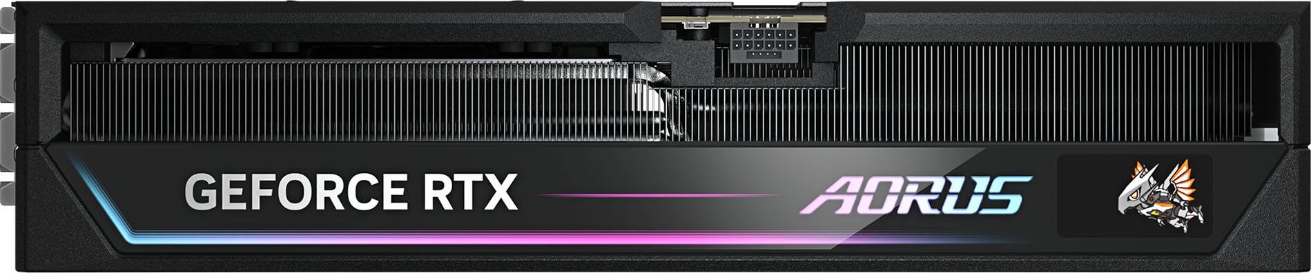 The text on the image is "GeForce RTX Aorus".
