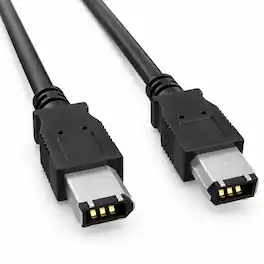 Sanoxy - 10ft IEEE 1394a FireWire 400 6-pin to 6-pin - Black