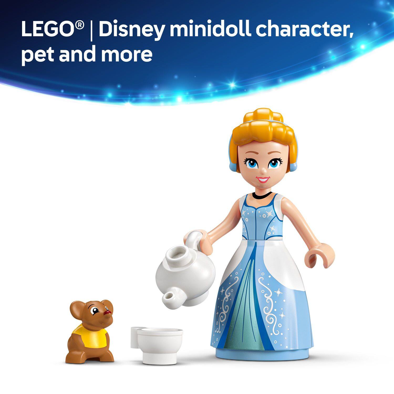 LEGO Disney minidoll character, pet and more.