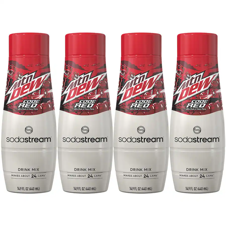 SodaStream Mountain Dew Code Red Drink Mix 4 Pack - Best Buy
