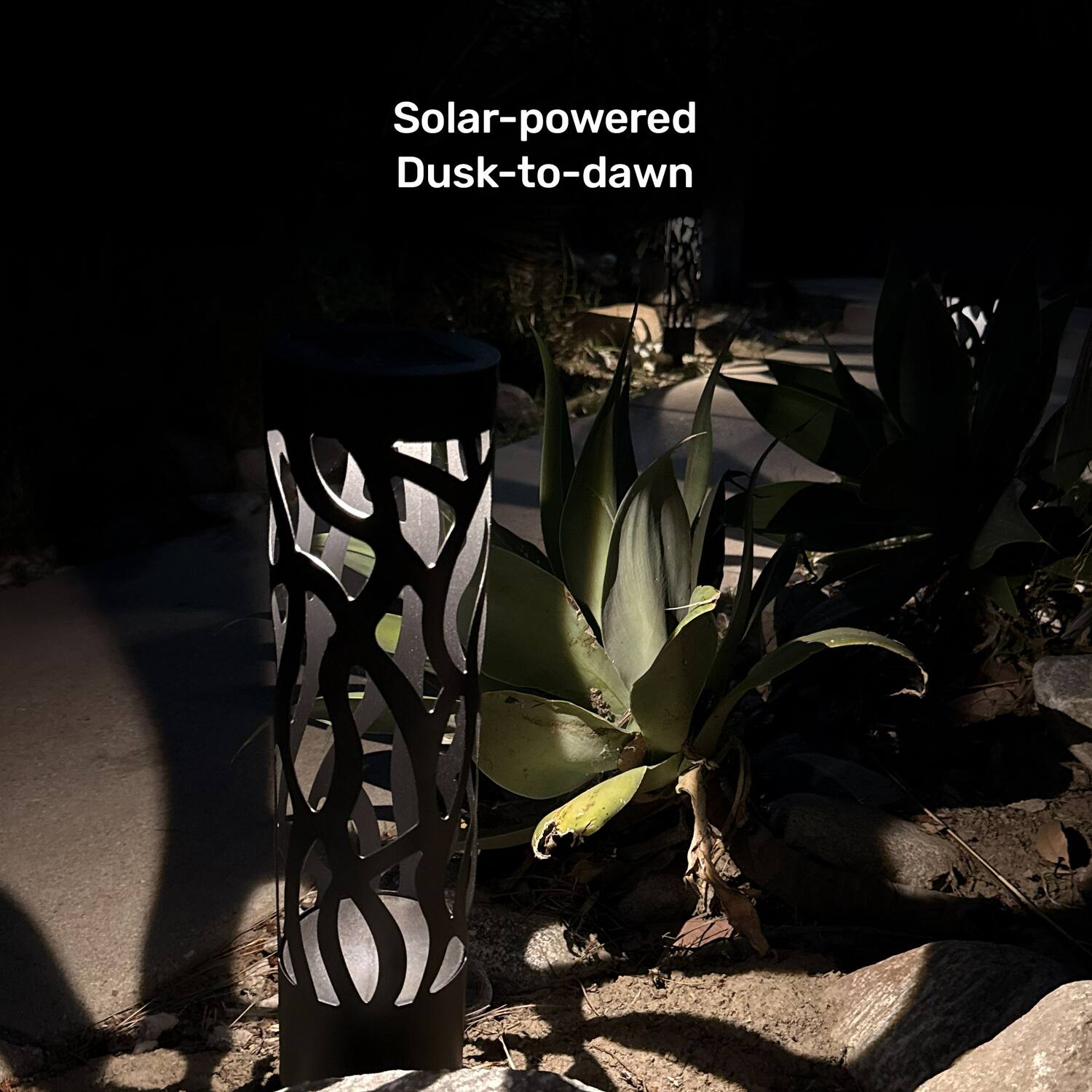 Solar-powered Dusk-to-dawn