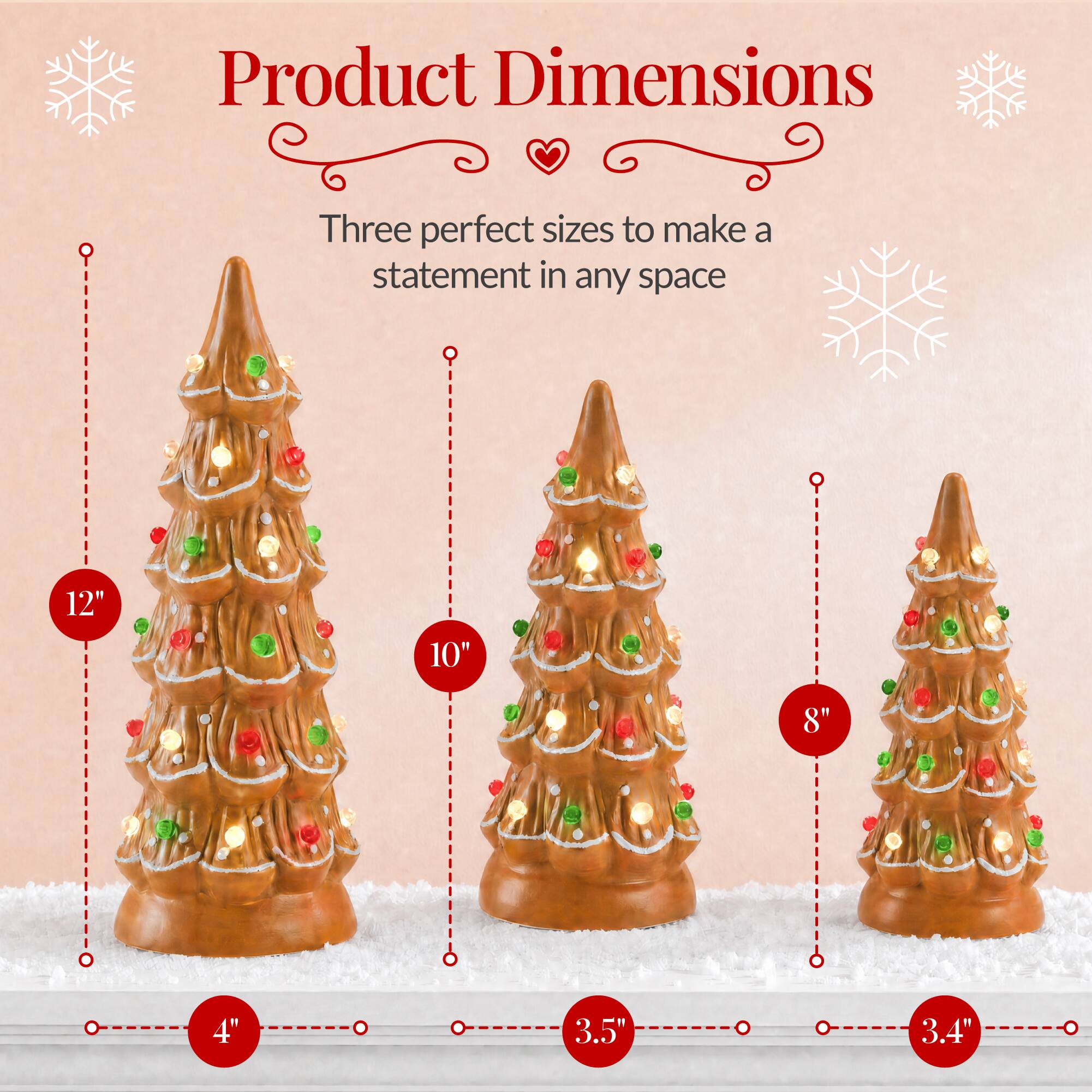 Product Dimensions  
Three perfect sizes to make a statement in any space  
12"  
10"  
8"  
3.5"  
3.4"