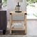 Alt View Zoom 14. Walker Edison - 18” Farmhouse 2-Piece Metal-X Side Table Set - White Oak.
