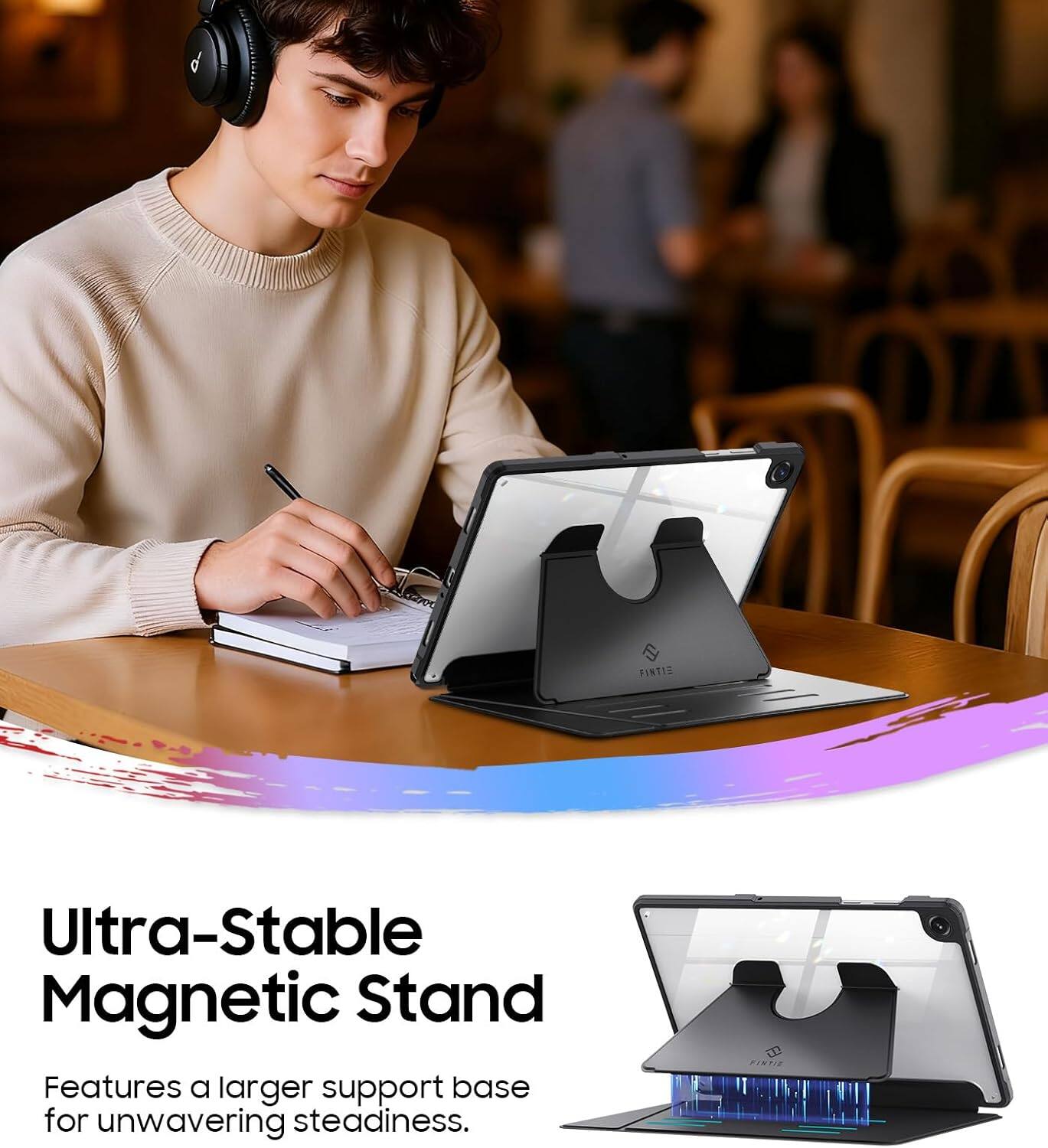 Ultra-Stable Magnetic Stand

Features a larger support base for unwavering steadiness.