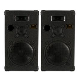 Goldwood - DPI-1200C/8 Passive 12" Speaker Pair 3-Way PA DJ Karaoke Home - Charcoal
