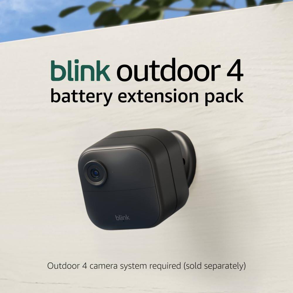blink outdoor 4 battery extension pack

Outdoor 4 camera system required (sold separately)