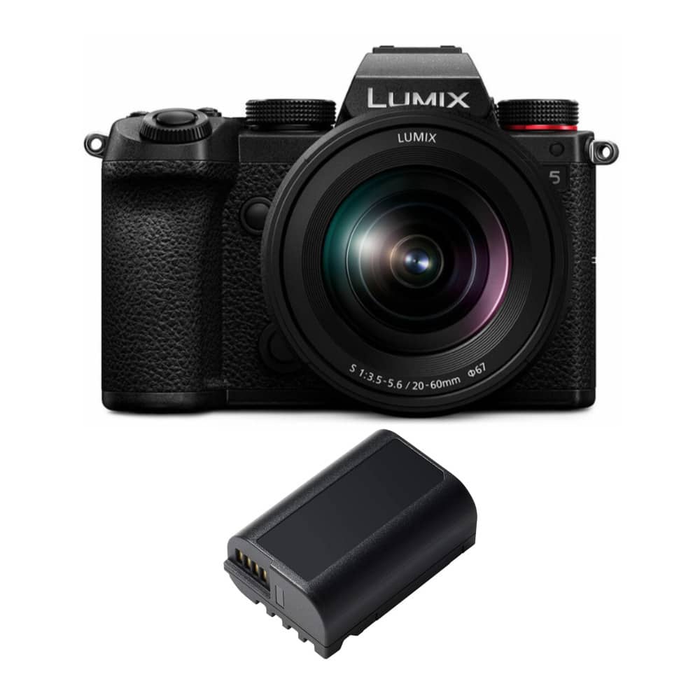 Panasonic - LUMIX S5 4K Mirrorless Full-Frame Camera with 20-60mm Lens Bundle