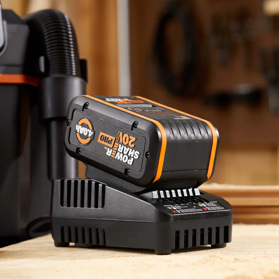 WORX WA3551 20V MAX 2.0Ah Powershare Lithium-Ion Battery With Capacity Indicator - Compatible With 20V WORX Tools