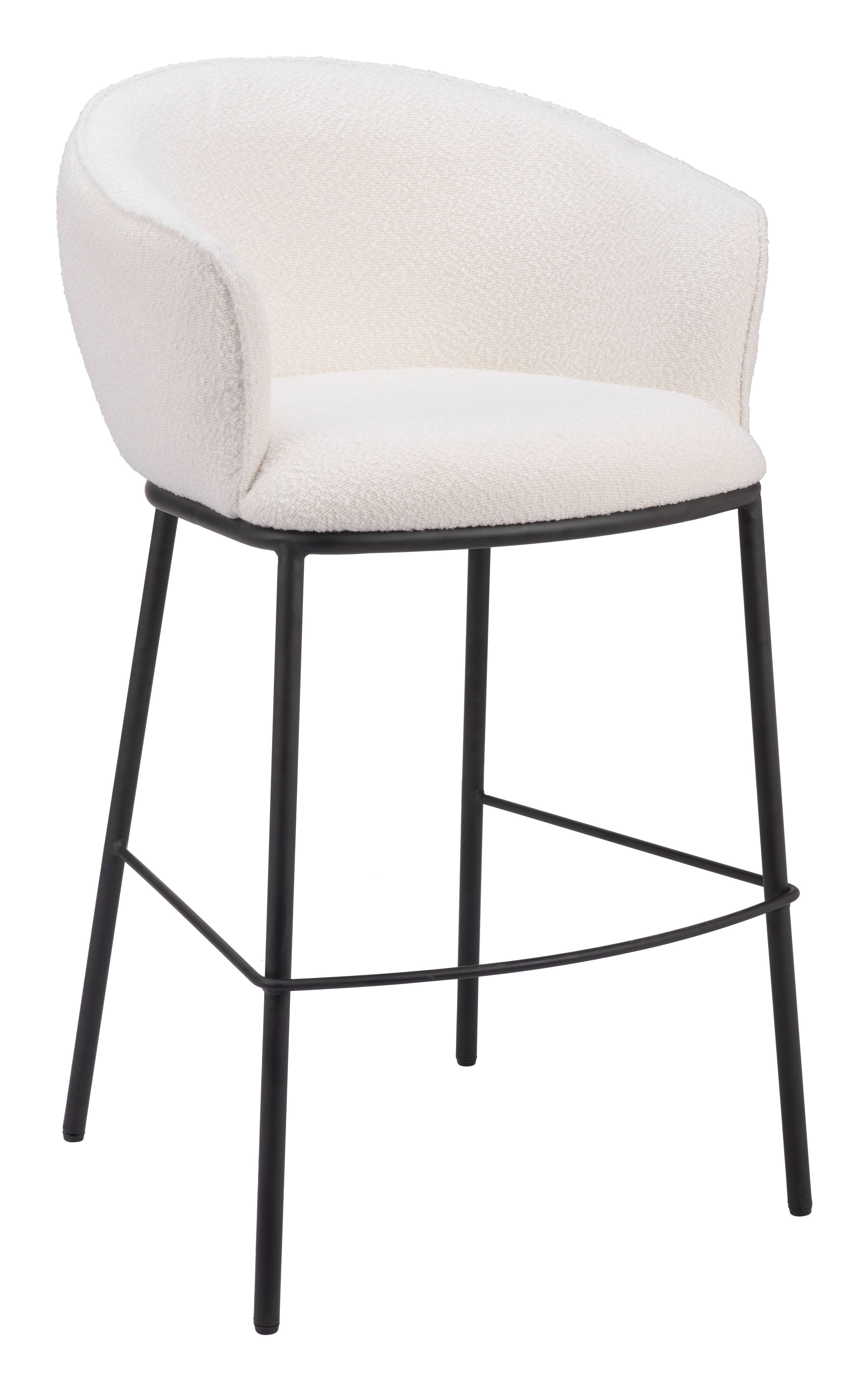 Front. Hivvago - Essen Barstool Ivory - Ivory.