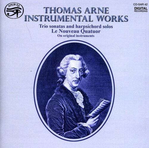 **THOMAS ARNE**  
**INSTRUMENTAL WORKS**  
Trio sonatas and harpsichord solos  
Le Nouveau Quatuor  
On original instruments  

CD-SAR 42  
DIGITAL RECORDING  

VOMA RA