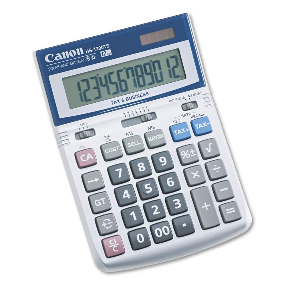 Canon - 7438A023 12-Digit LCD HS-1200TS Desktop Calculator - false