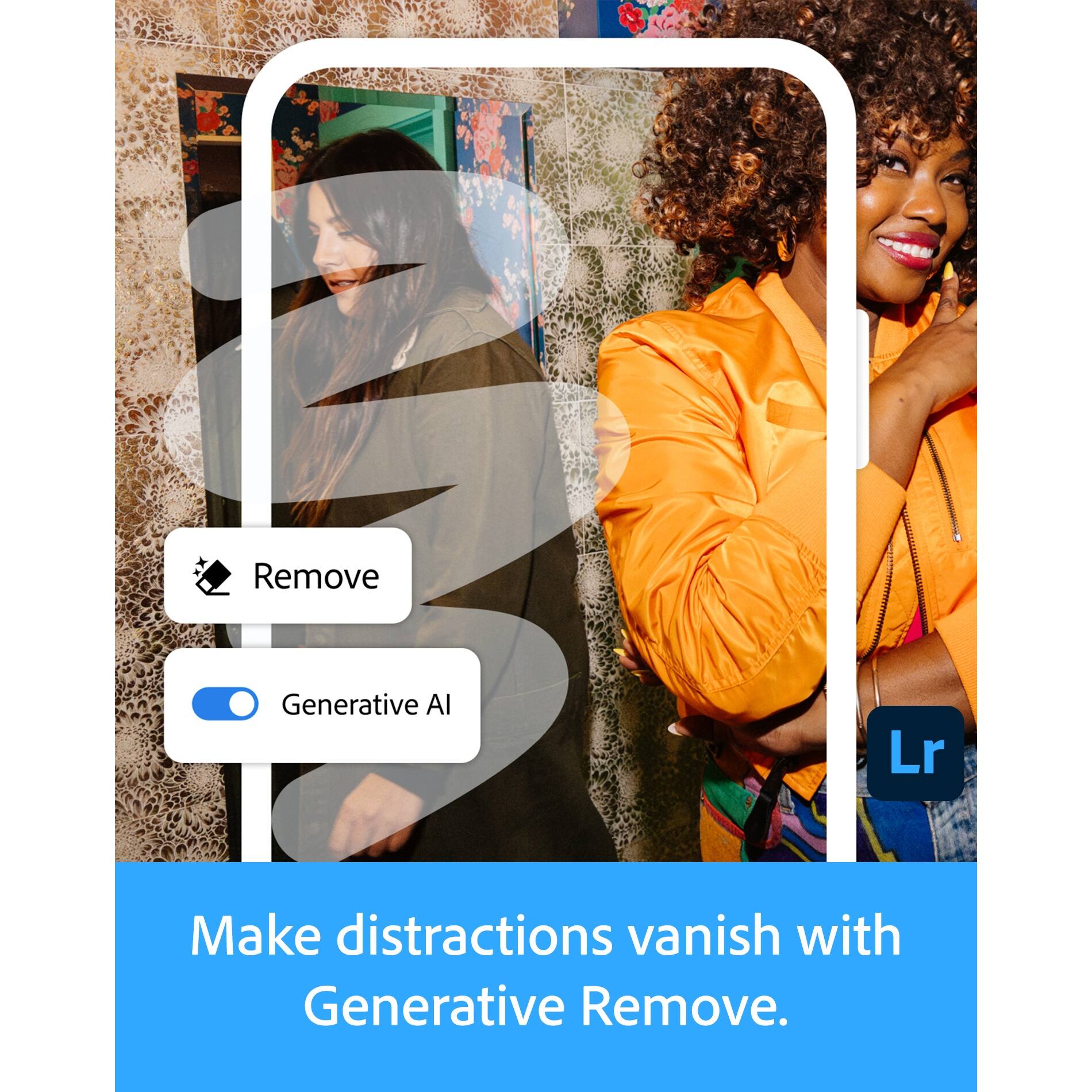 Make distractions vanish with Generative Remove.