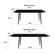 Stowed status: 35.4", 62.9", 29.5", 46.8"
Expanded status: 35.4", 94.4", 29.5", 46.8"