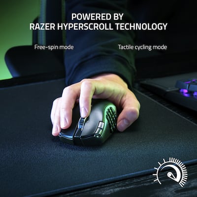 Razer Naga V2 HyperSpeed MMO Optical Gaming Mouse with 19 Razer Naga V2 HyperSpeed MMO Optical Gaming Mouse with 19