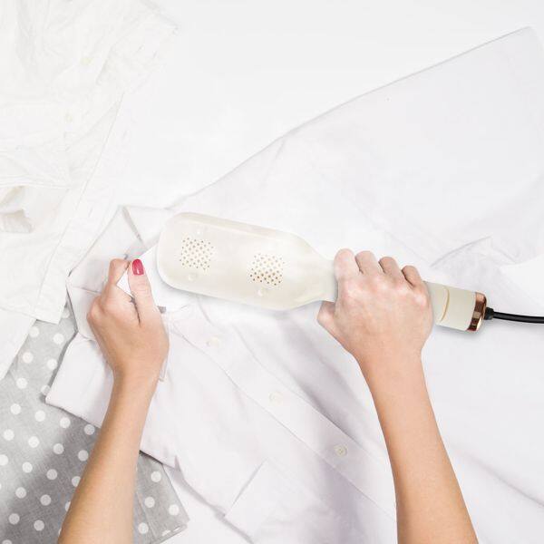 Alt View 4. Forest'nSky - 1000W 3-in-1 Travel Steamer with 180° Head - Flat Iron, Hanging & Clip Steamer, 20oz Tank, Lightweight - Beige.