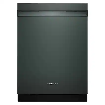 Front. KitchenAid - KitchenAid - 24" Top Control Built-In Stainless Steel Tub Dishwasher with Third Rack - Juniper.