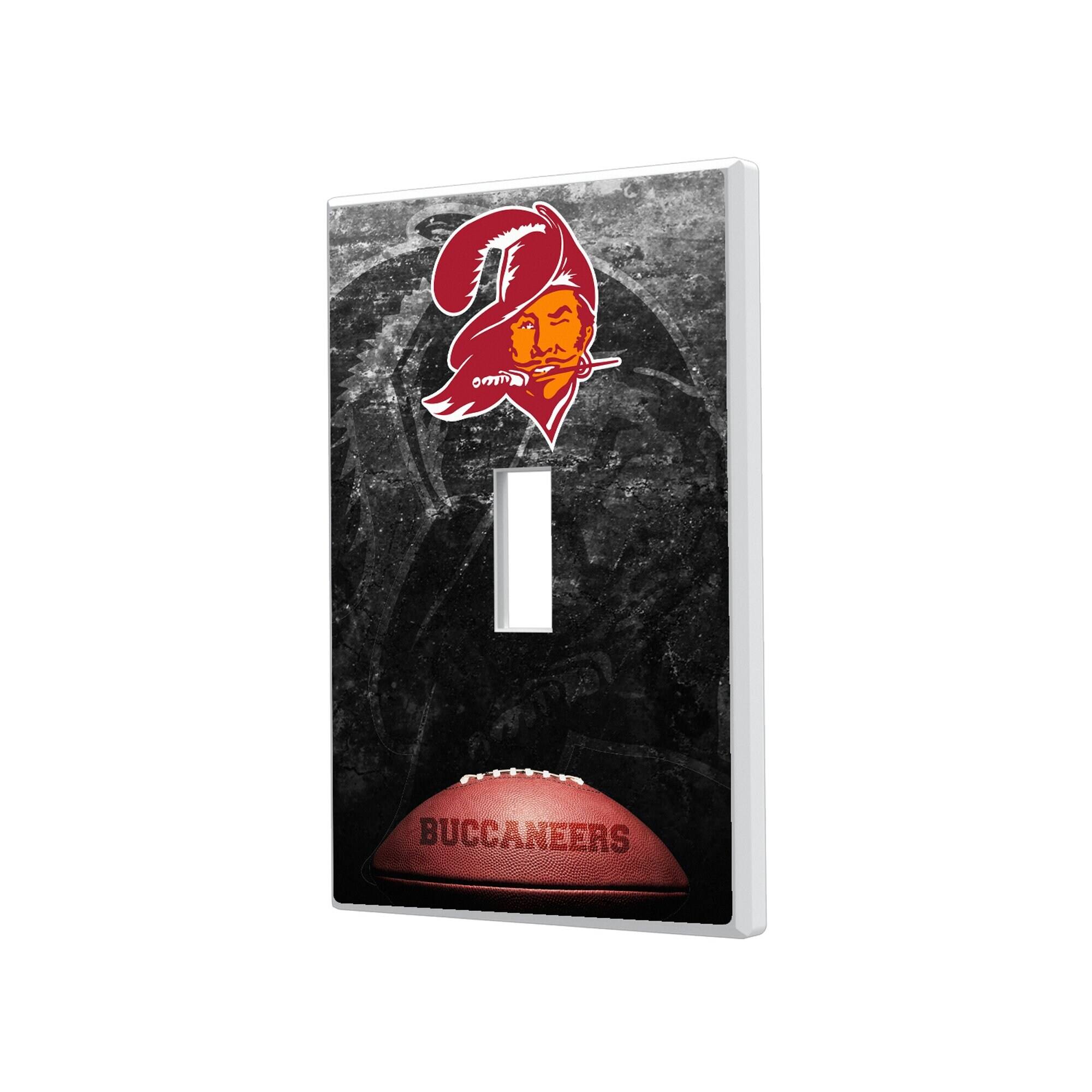Keyscaper - Tampa Bay Buccaneers Legendary Design Single Toggle Lightswitch Plate - Multicolor