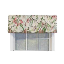 RLF Home - Heirloom Garden Petticoat 3" Rod Pocket Valance 50" x 16" - Spring