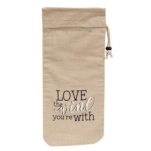 BreeBe - *Love the Wine You're With Wine Bag - Beige