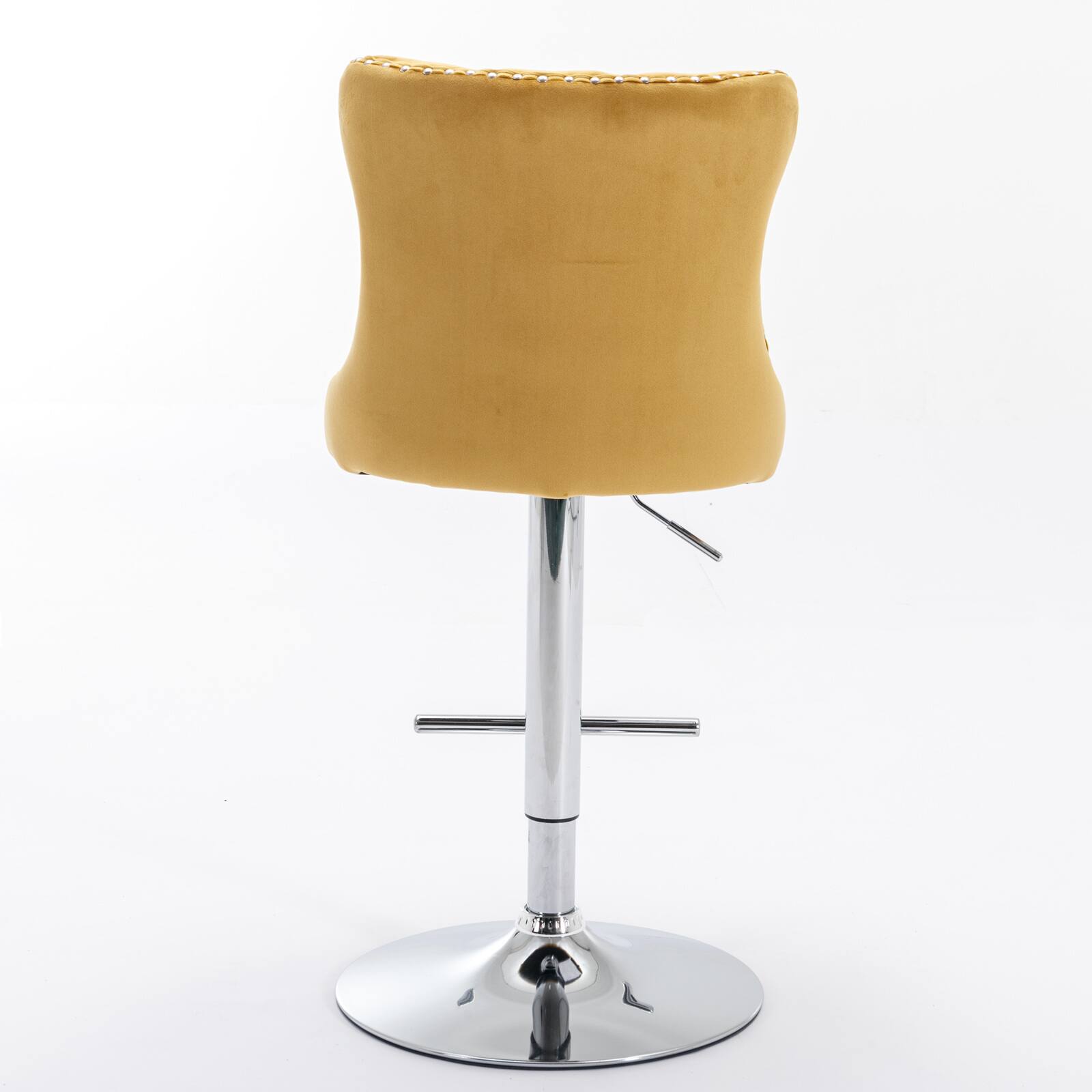 Alt View 6. SlickBlue - Swivel Barstools Adjustable Seat Height Counter Chairs for Kitchen & Bar - Yellow.