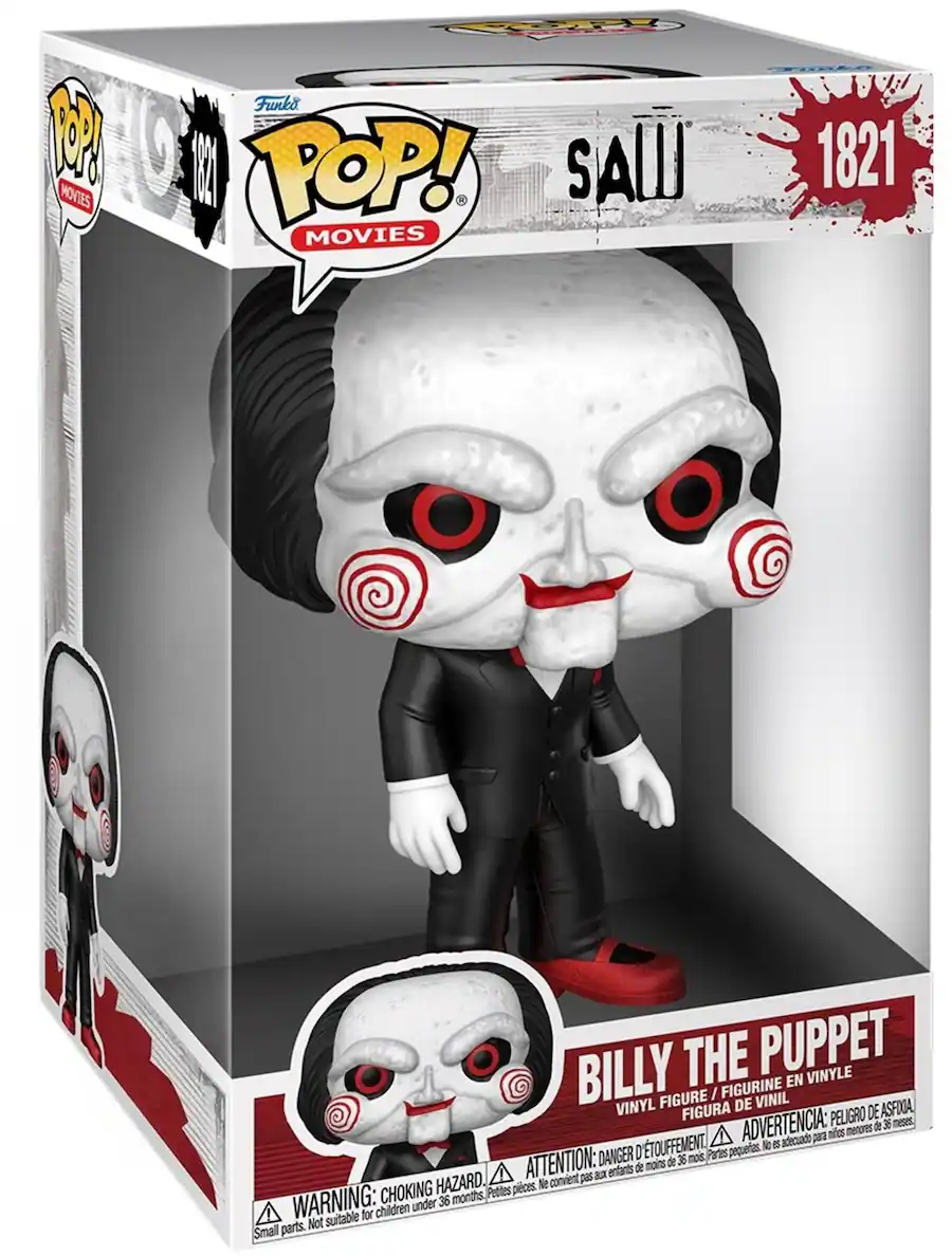 Funko POP Jumbo Saw Billy The Puppet Collectibles Multicolor funko-pop-jumbo-saw-billy-the-puppet-collectibles-multicolor