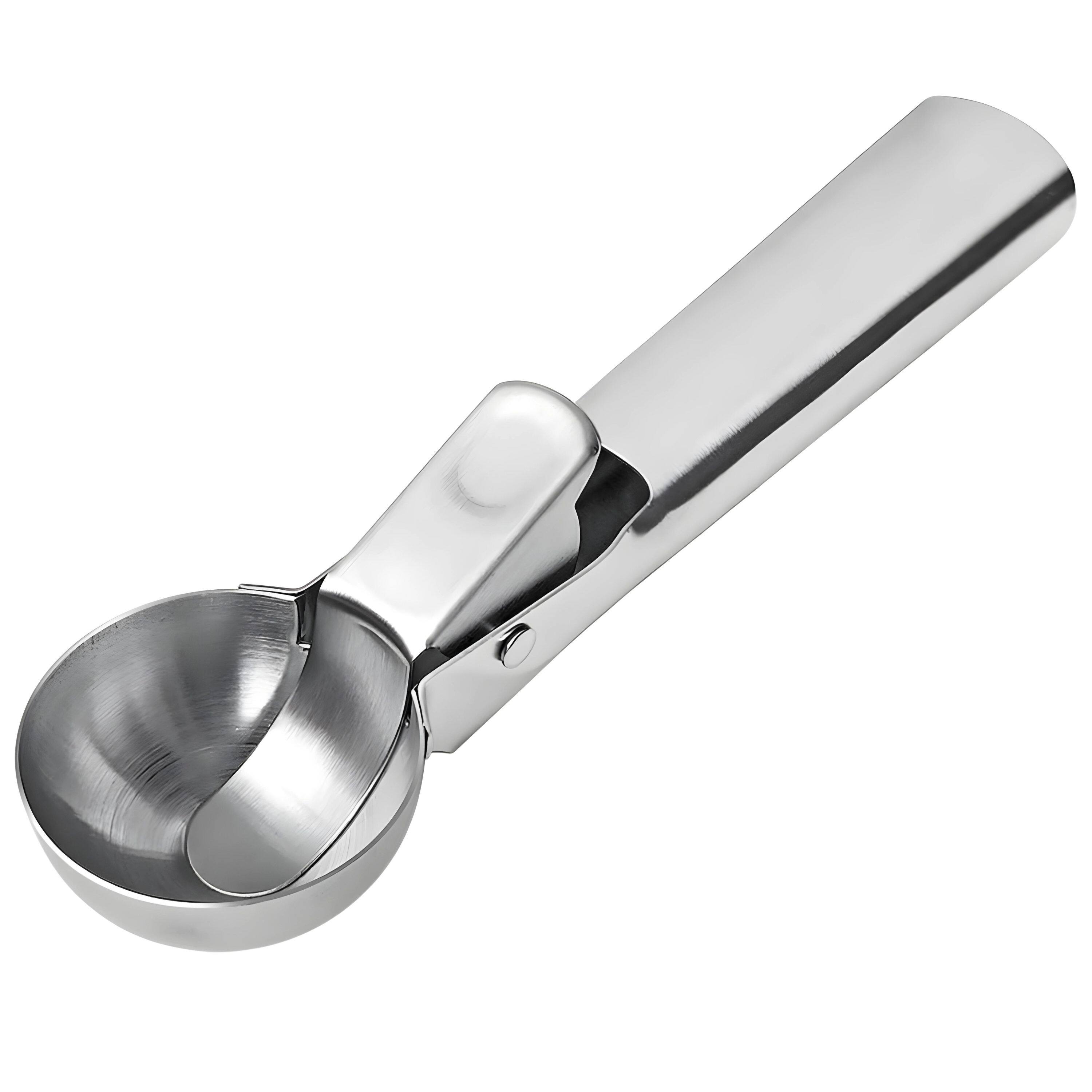 Front. Kitcheniva - Stainless Steel Ice Cream Scoop.