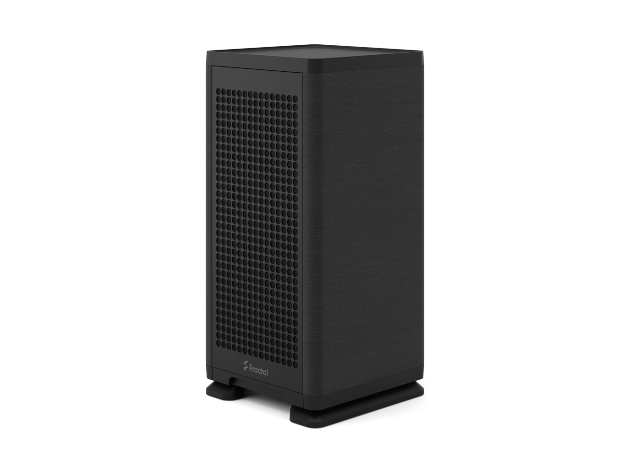 Alt View 8. Fractal Design - Fractal Design Mood Black Mini-ITX Small Form Factor PC Case with PCIe 4.0 Riser - Black.