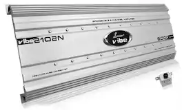 Pyle - Lanzar 2 Channel Car Stereo Amplifier - 6,000 Watt Dual Channel Bridgeable w/Subwoofer Bass Control, High Power MOSFET