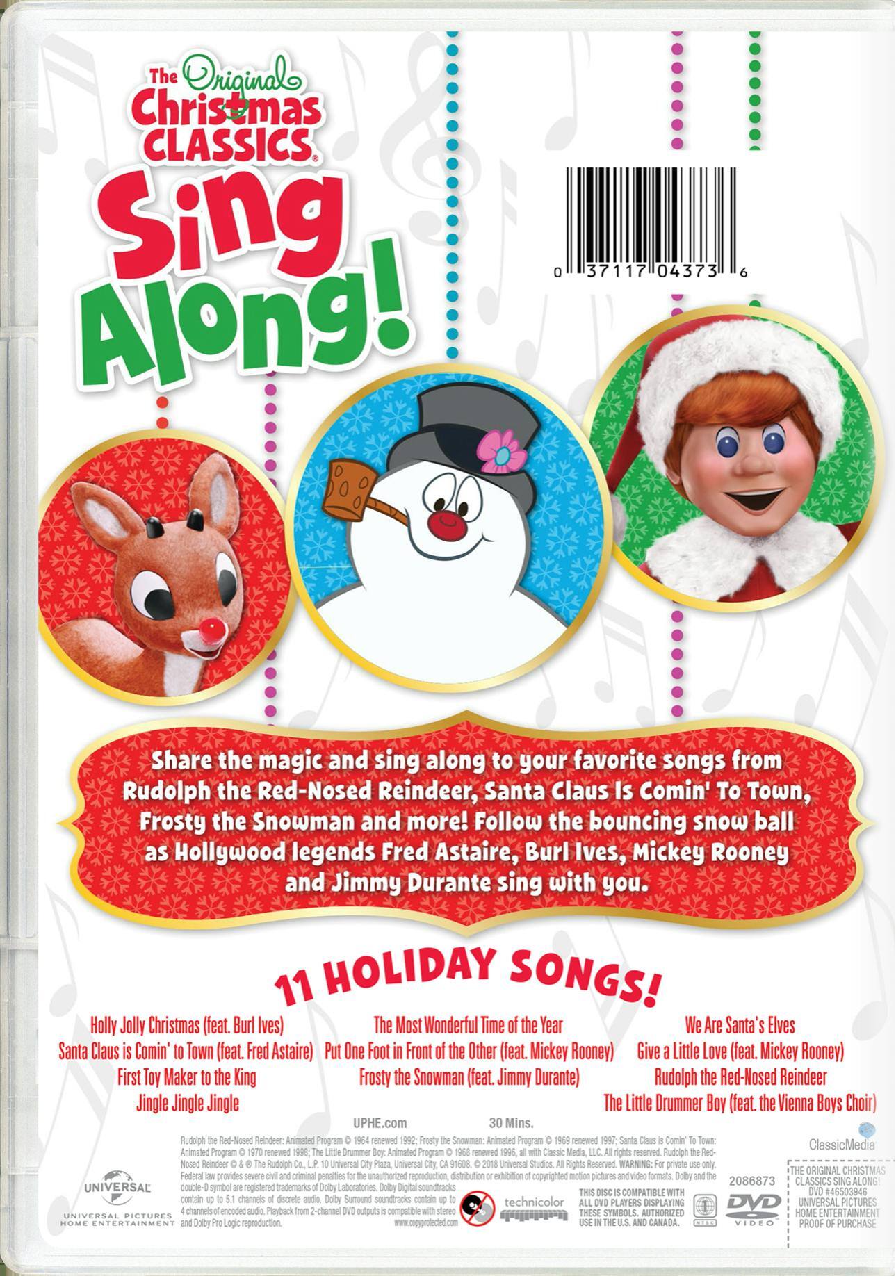 Angle. The Original Christmas Classics Sing Along! [DVD].