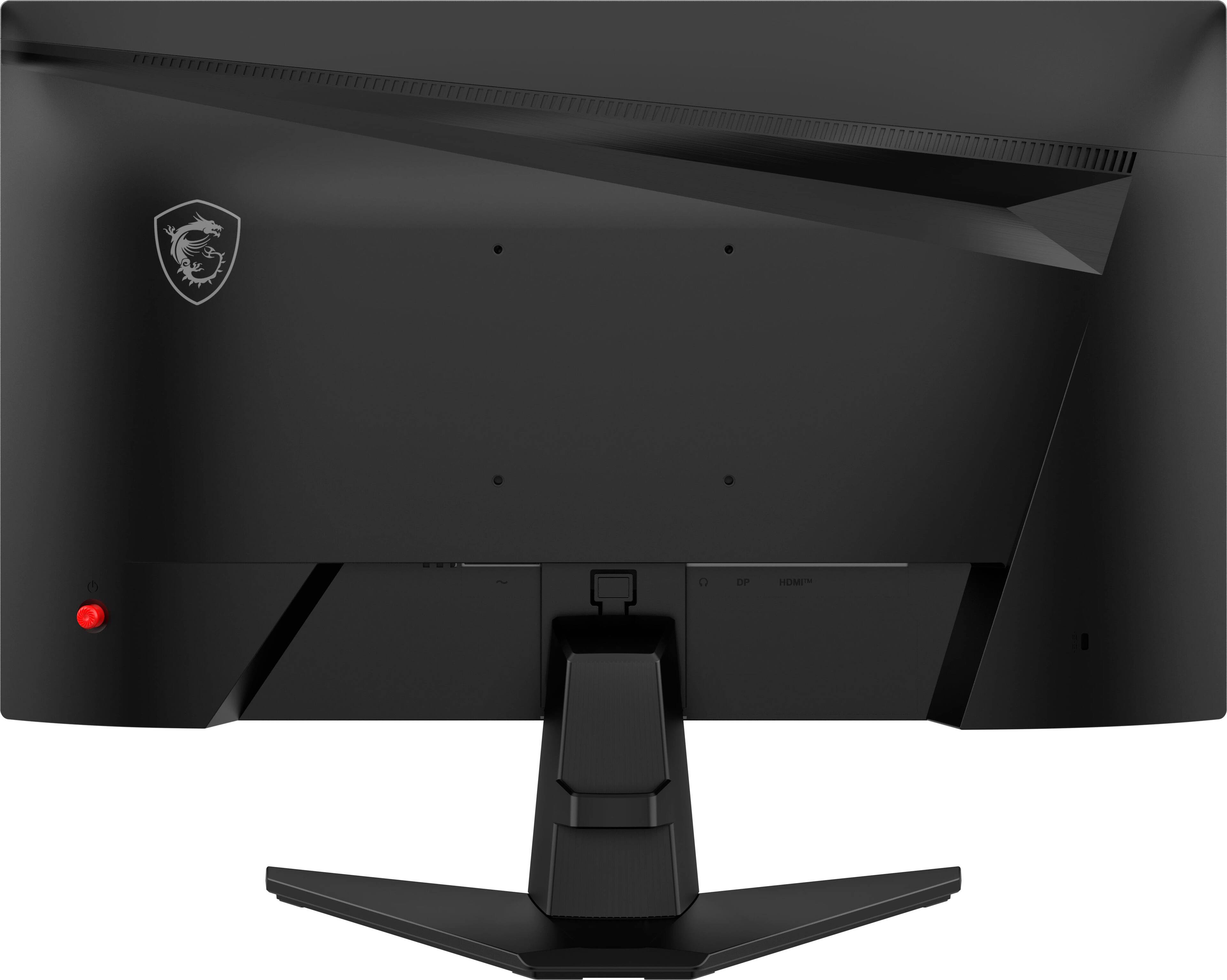 Back. MSI - G242L E14 24" FHD 144Hz 1ms Adaptive Sync Gaming Monitor (DisplayPort, HDMI) - Black.