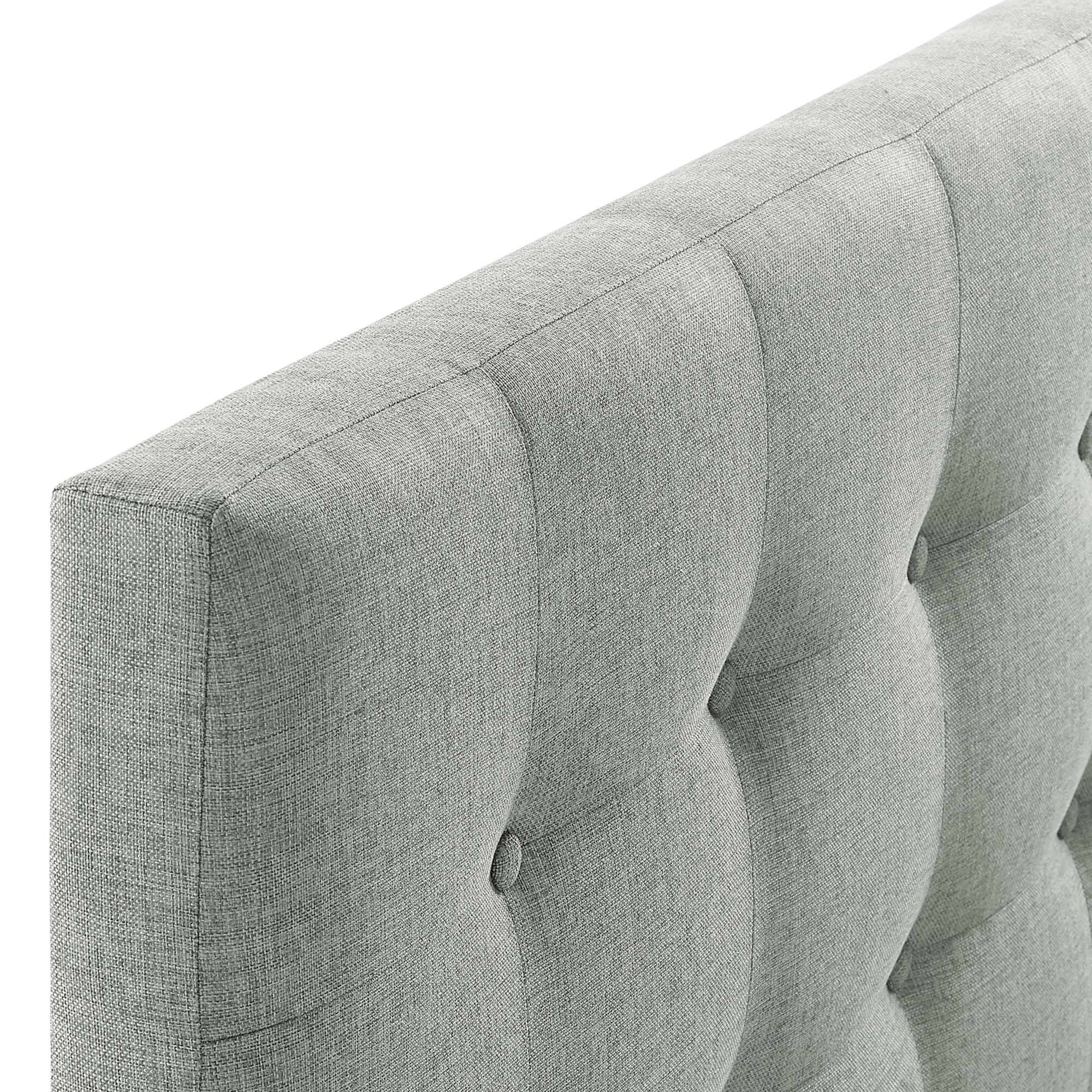 Back. Modway - Emily Upholstered Fabric King Headboard by Modway - Gray.