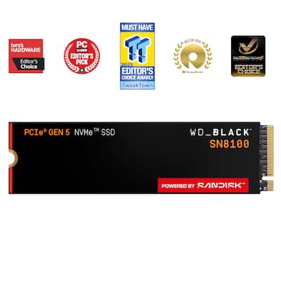 WD BLACK SN8100 4TB Non Heatsink Internal SSD Gen 5x4 NVMe WD BLACK SN8100 4TB Non Heatsink Internal SSD Gen 5x4 NVMe