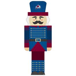 Fan Creations - Colorado Avalanche 31'' Nutcracker Leaner - Multicolor