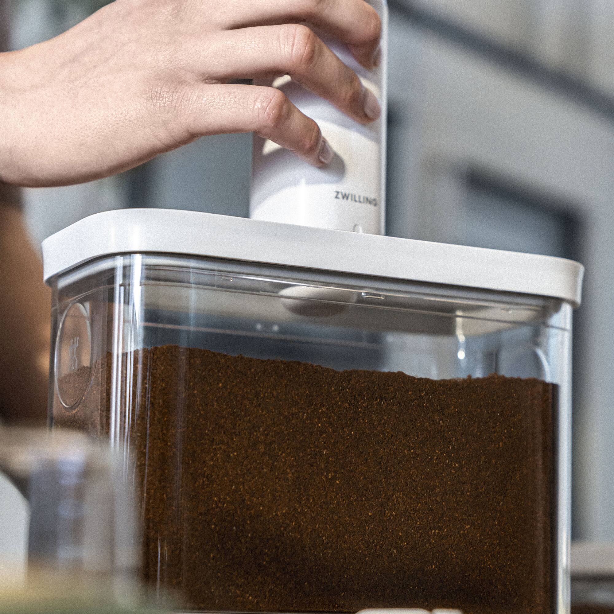 Alt View 8. ZWILLING - ZWILLING Fresh & Save Cube Boxes, Plastic, Airtight Dry Food Storage Container, Medium Tall Cube, 2M Container, 1.9-qt - Clear.