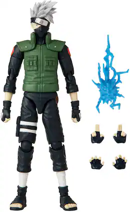 Bandai - Naruto - Anime Heroes - Hatake Kakashi Action Figure - COLLECTIBLES - Multicolor