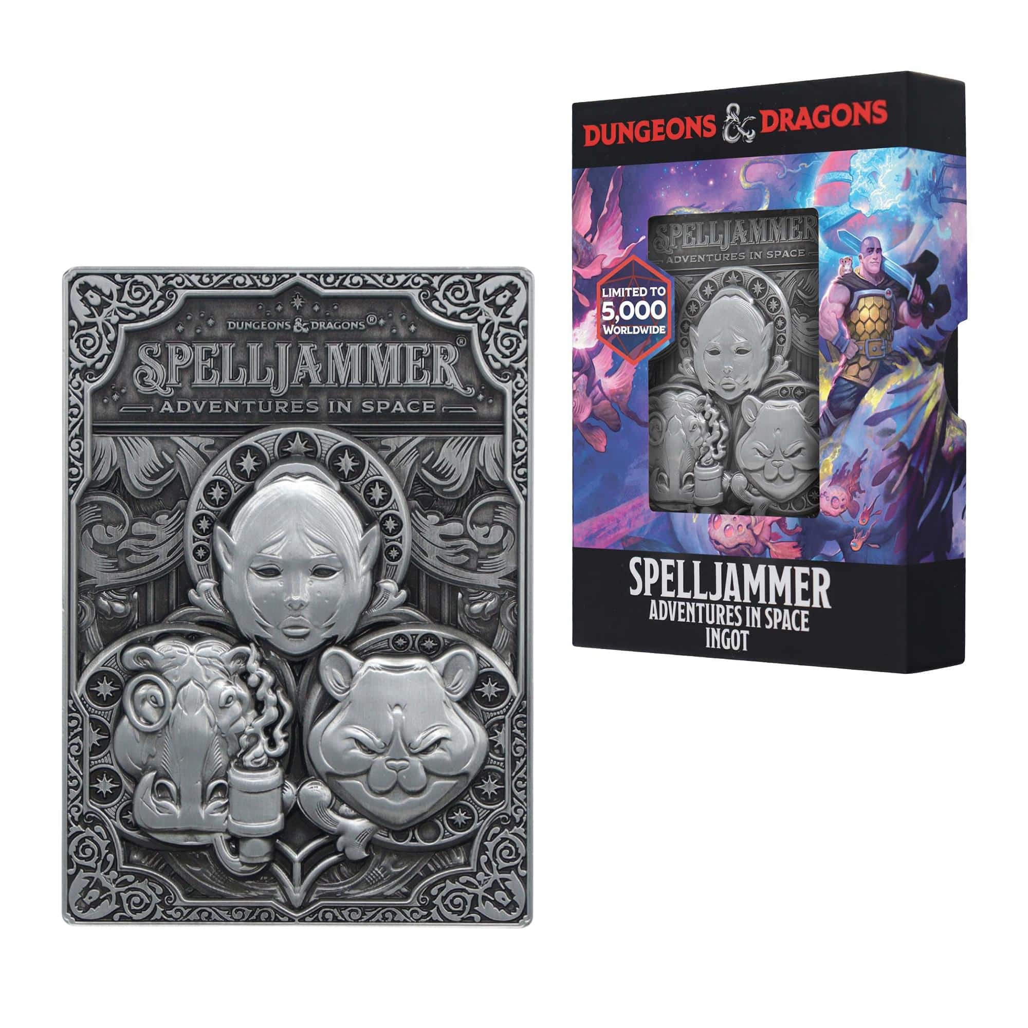 Fanattik - Dungeons & Dragons Spelljammer Adventures in Space Limited Edition Ingot - Silver