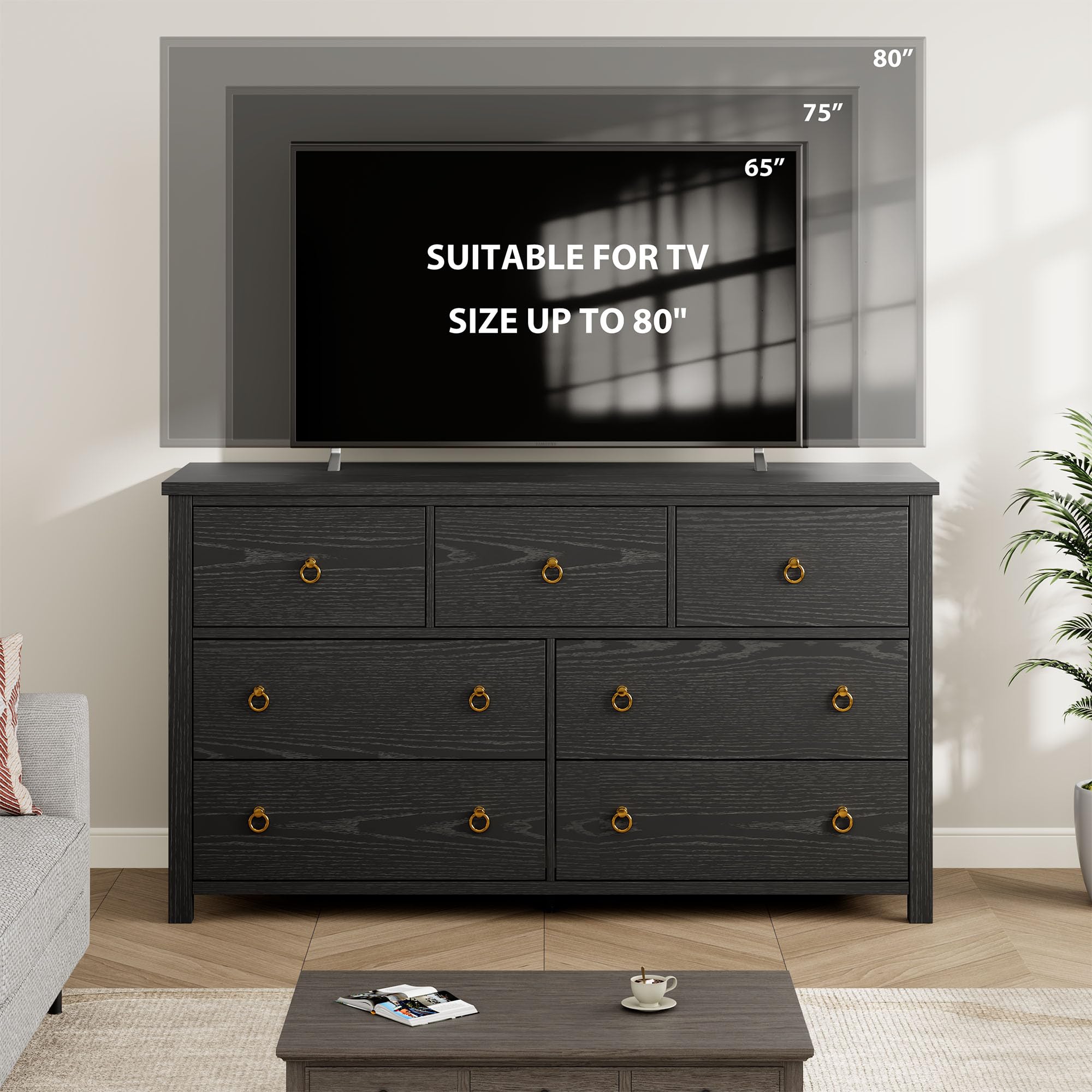 SUITABLE FOR TV SIZE UP TO 80"