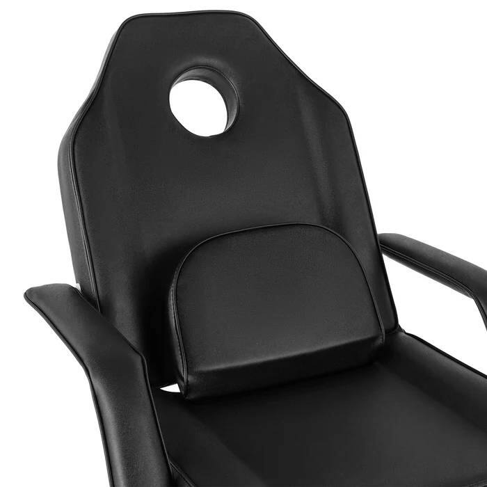 Alt View 8. Winado - 3-Section Hydraulic Facial Bed Massage Table Reclining Chair with Adjustable Backrest & Footrest for Beauty Salon Spa - Black.