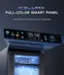 ICELUMIX FULL-COLOR SMART PANEL All-in-One Ice Control at Your Fingertips Wi-Fi CLEAN TIMER No bowN 06:58 79 F 64 SU 15 AIR TEMP WATER TEMP TDS LIGHT D ADO WATER ICE FULL 9 CLEAN TEA