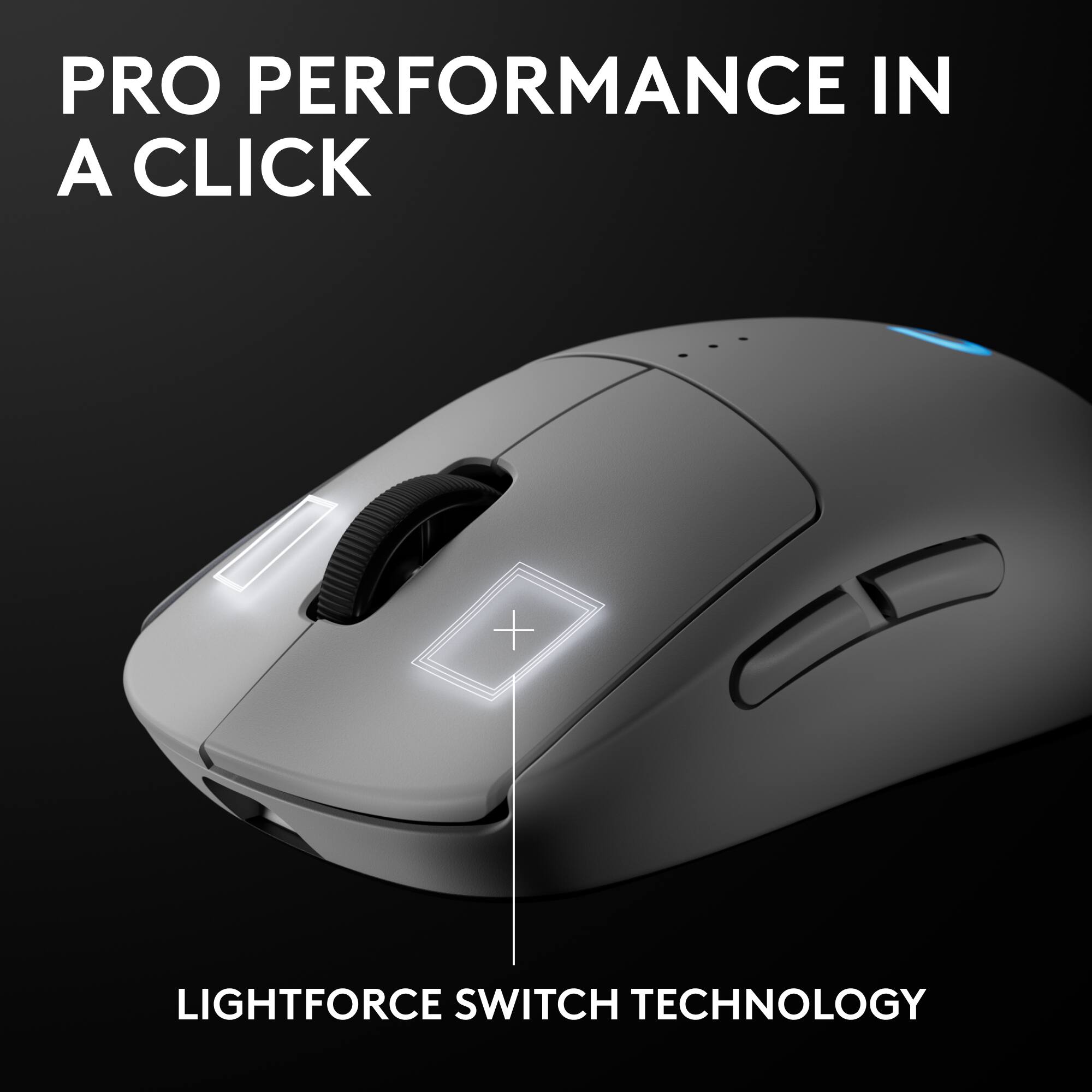 PRO PERFORMANCE IN A CLICK
LIGHTFORCE SWITCH TECHNOLOGY