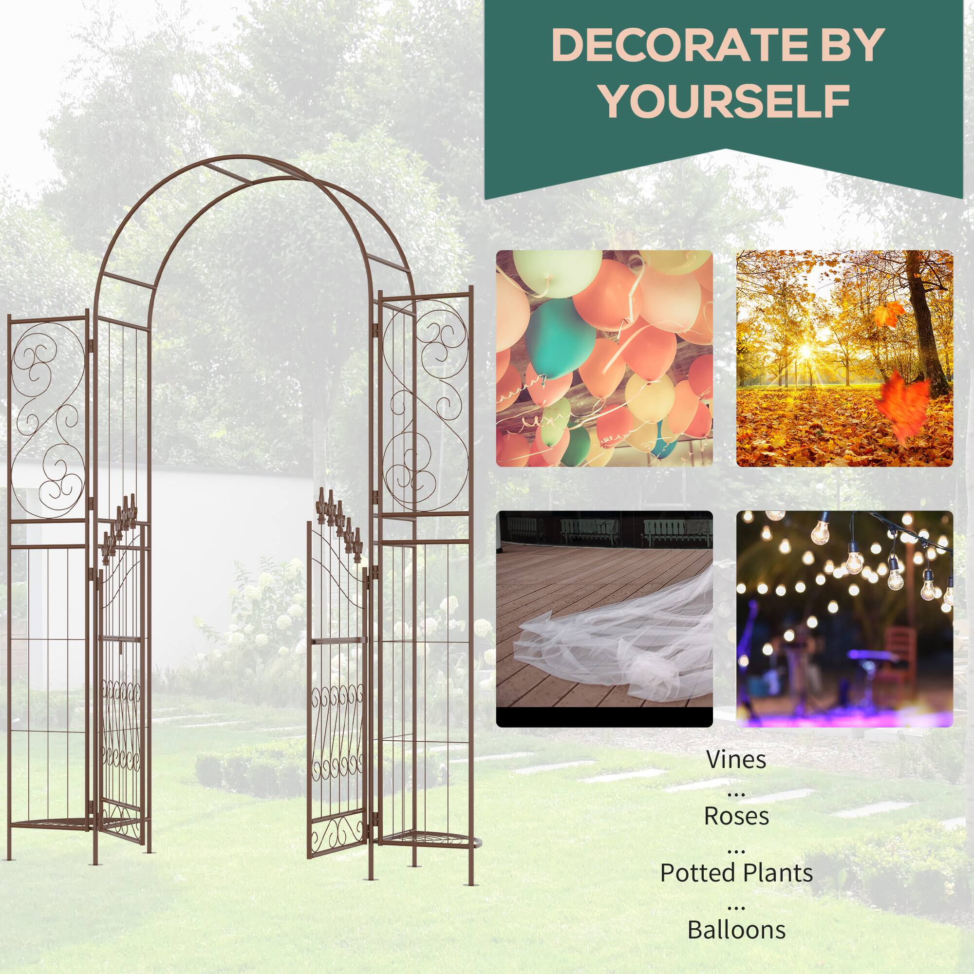 DECORATE BY YOURSELF

- Vines
- Roses
- Potted Plants
- Balloons