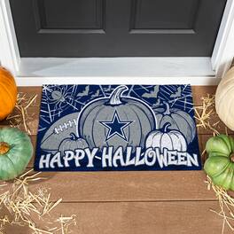 Evergreen Enterprises - Dallas Cowboys 28" x 16" Happy Halloween Turf Door Mat - Multicolor