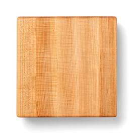 John Boos - Small Wood Edge Grain Cutting Board for Kitchen, 9" x 9" x 1.5" - Maple