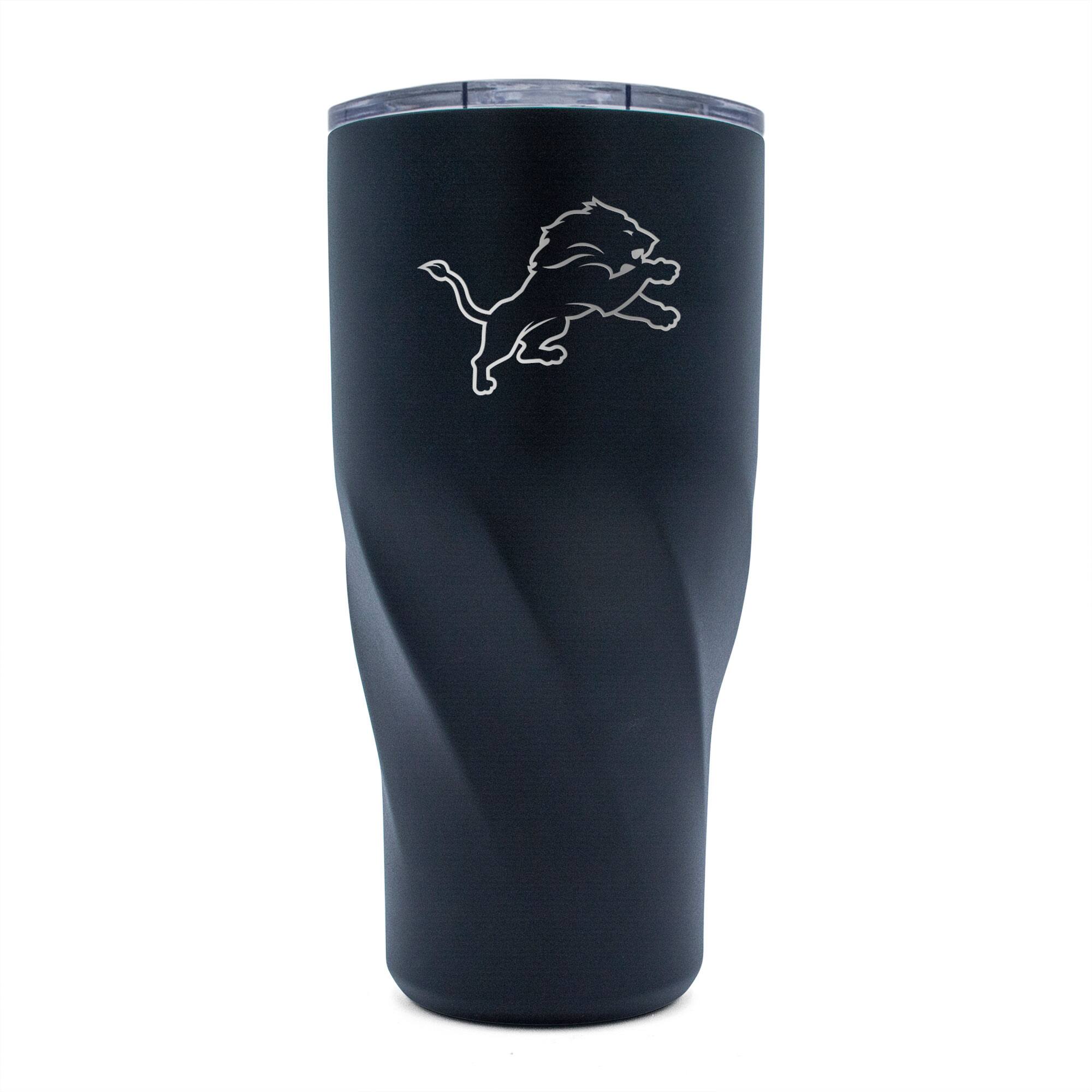 Front. WinCraft - Detroit Lions 30oz. Morgan Stainless Steel Tumbler - Multicolor.
